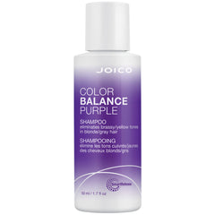 Joico front bottle view showing purple shampoo for neutralizing brassiness