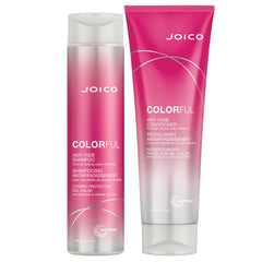 Joico front packaging showing set and long-lasting color protection benefit