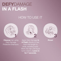 Joico before and after stranded comparison showing reduced breakage benefit
