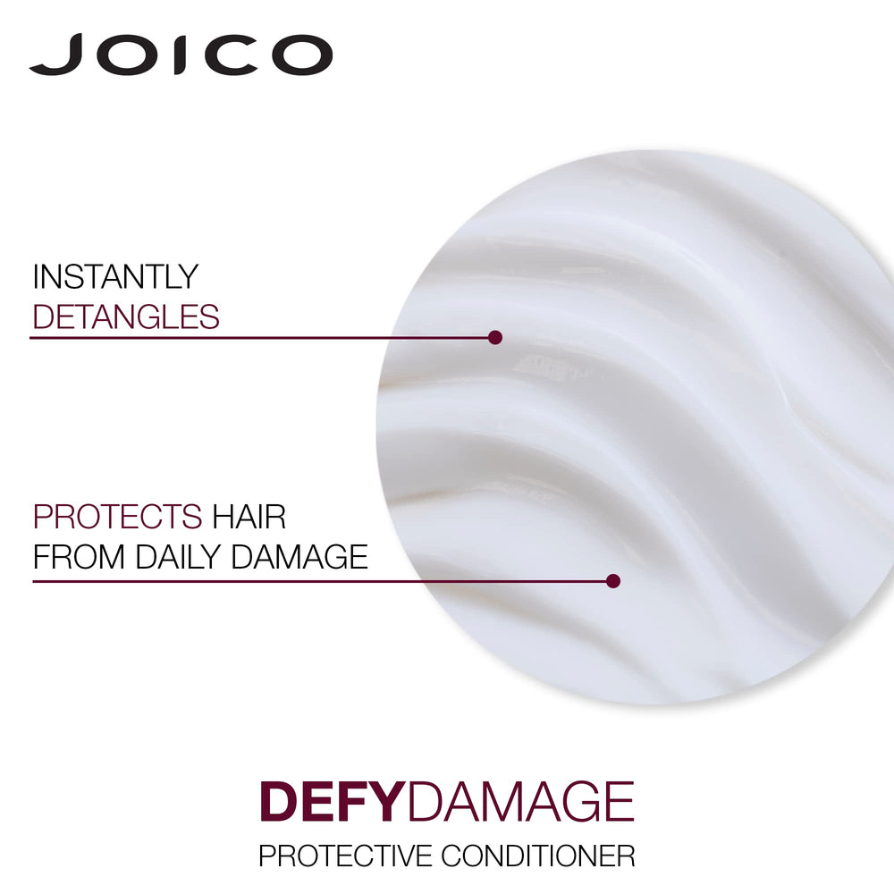 Joico conditioned shiny ends showing reduced frizz and improved gloss
