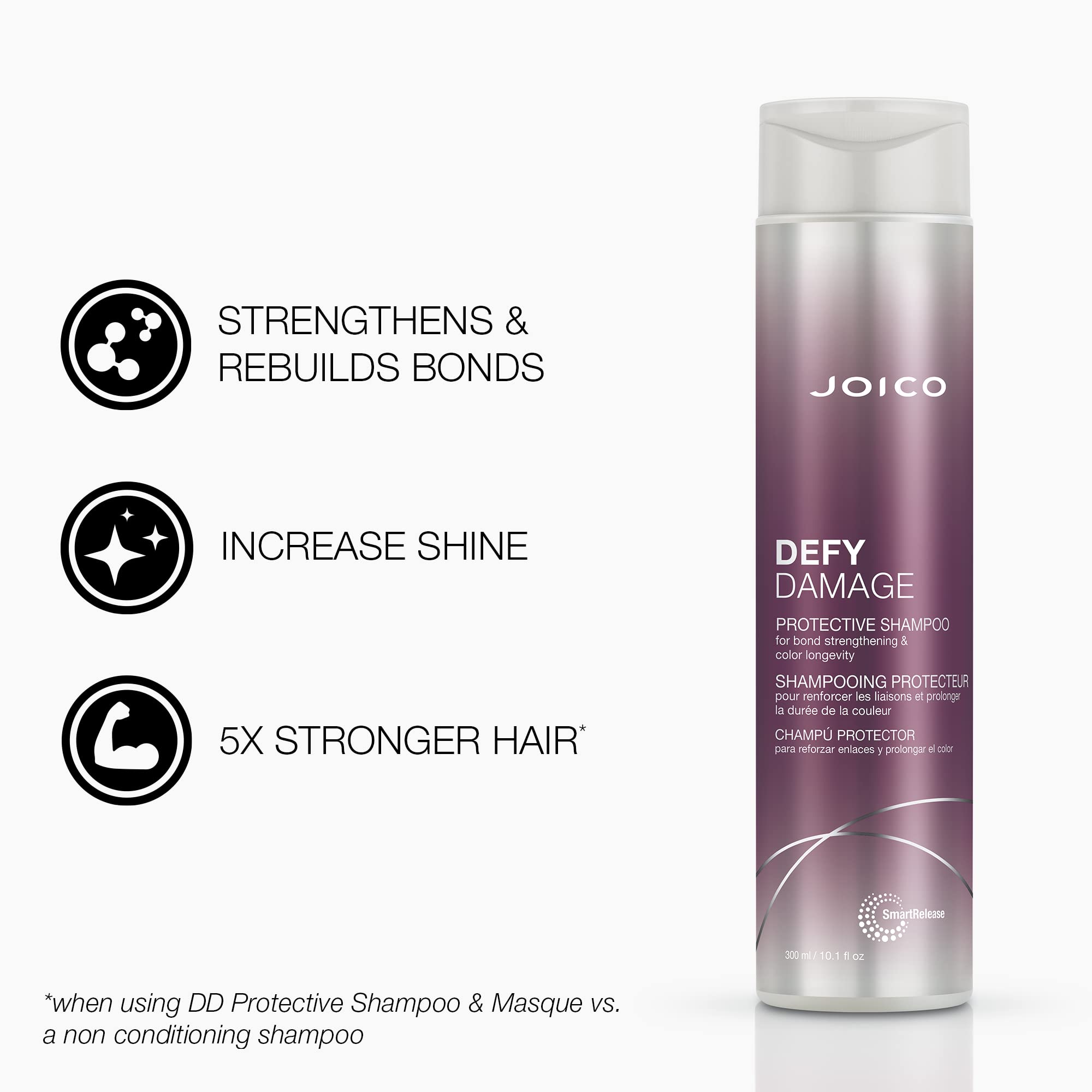 Joico conditioner cream texture demonstrating smooth moisturizing action
