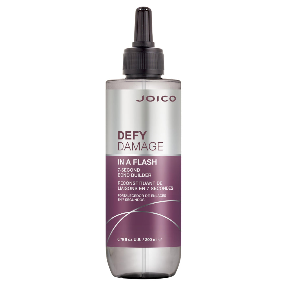 Joico bottle front packaging showing product and quick treatment benefit