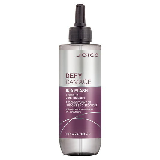 Joico bottle front packaging showing product and quick treatment benefit