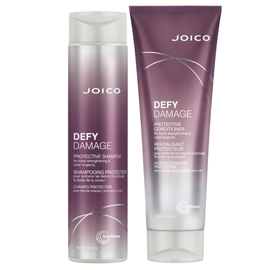 Joico bottle front packaging showing brand and protective benefits