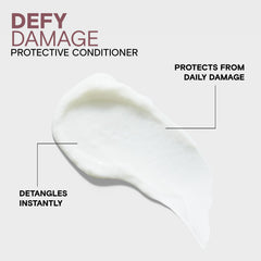 Joico conditioner in shower being applied to wet hair for detangling