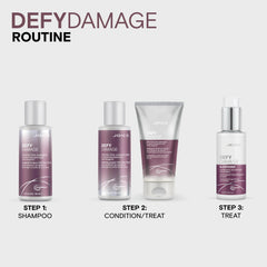 Joico conditioner on bathroom shelf styled for healthy hair routine