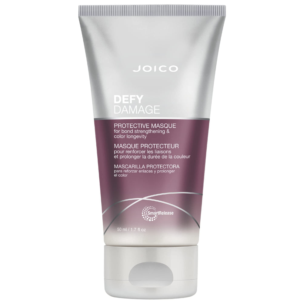 Joico jar front view showing product branding and protective masque benefits