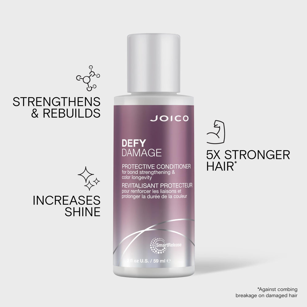 Joico conditioner texture close-up highlighting creamy hydrating formula