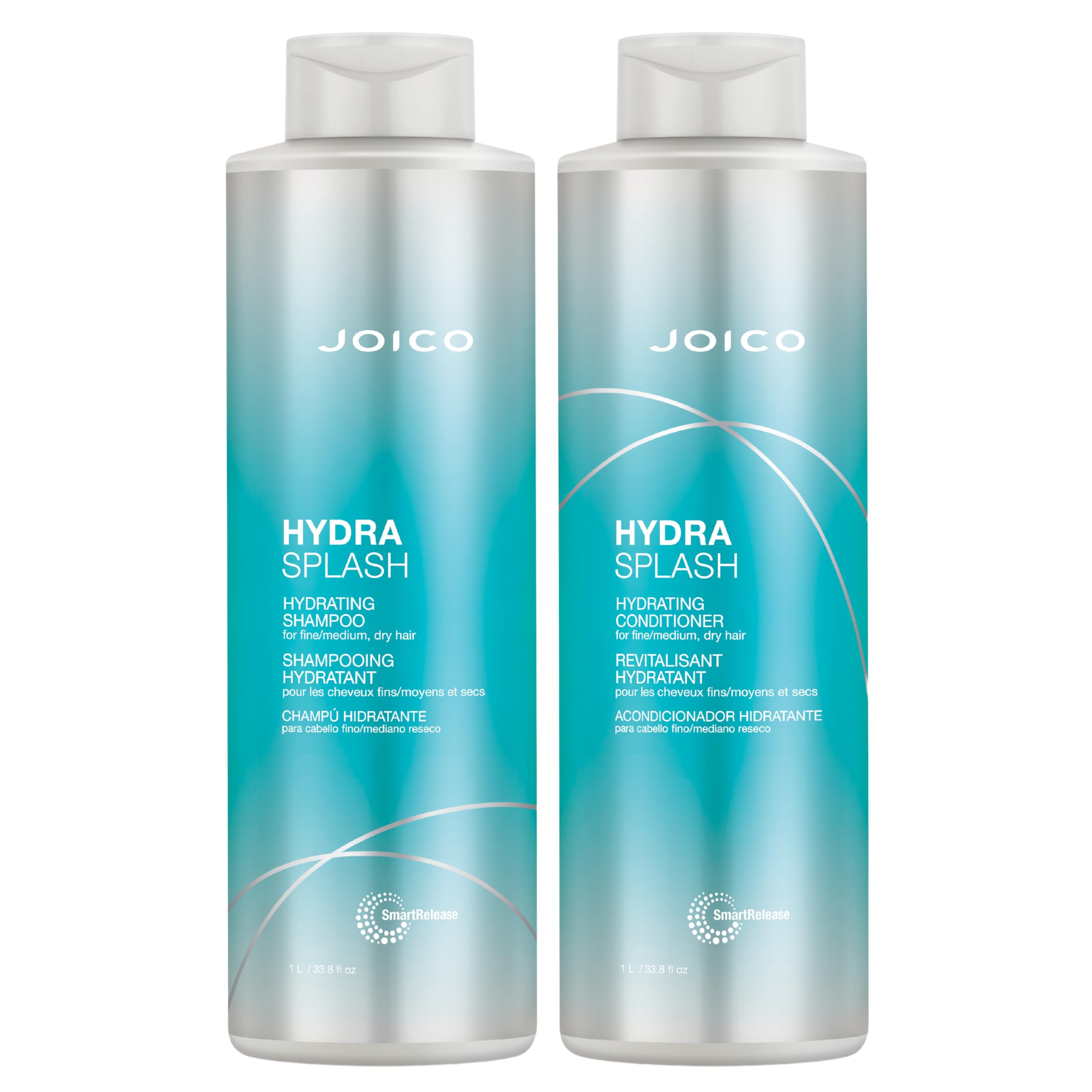 Joico front packaging showing set and benefit lightweight hydration