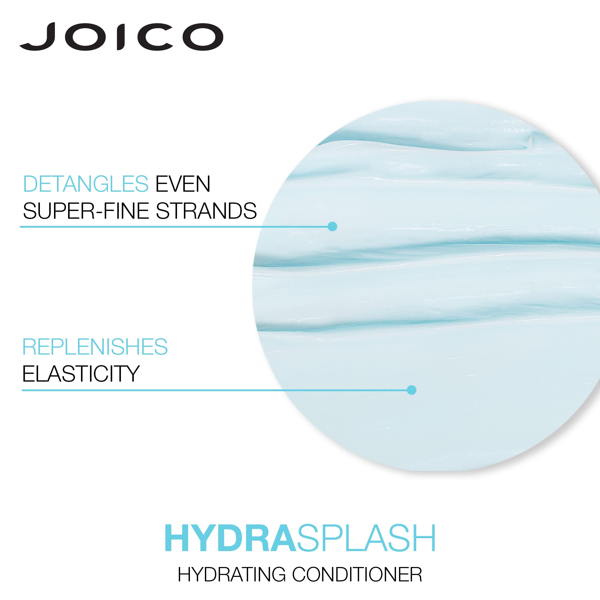 Joico before and after hair comparison showing improved softness and separation