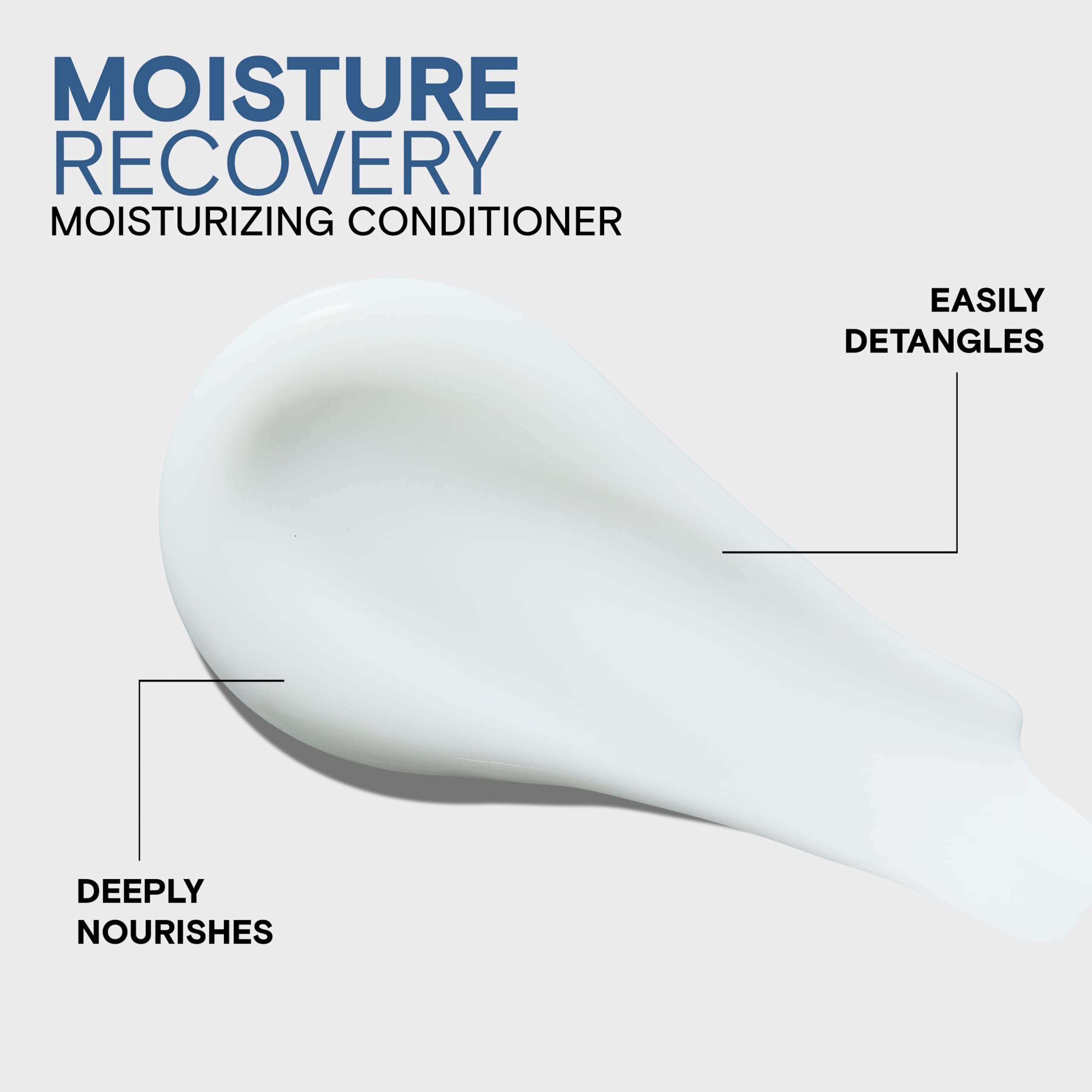 Joico conditioner being applied to hair ends showing improved detangling