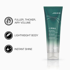 Joico JoiFULL conditioner texture close-up showing detangling benefit
