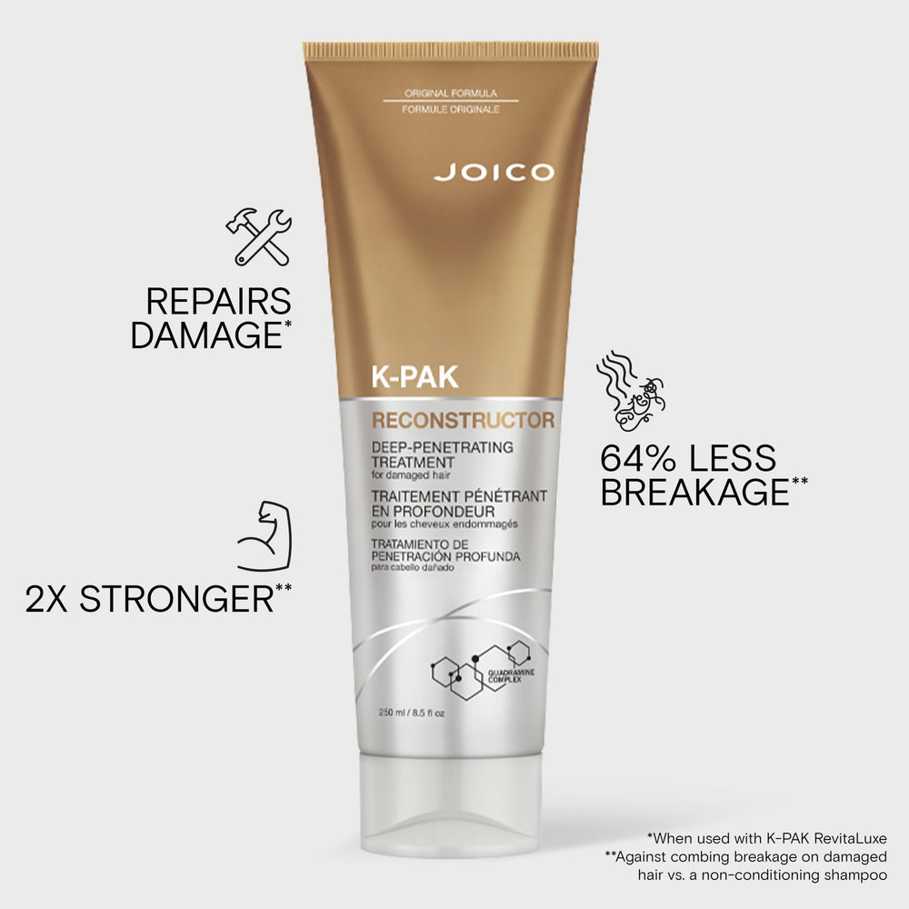 Joico K-PAK applied in shower demonstrating easy five-minute treatment