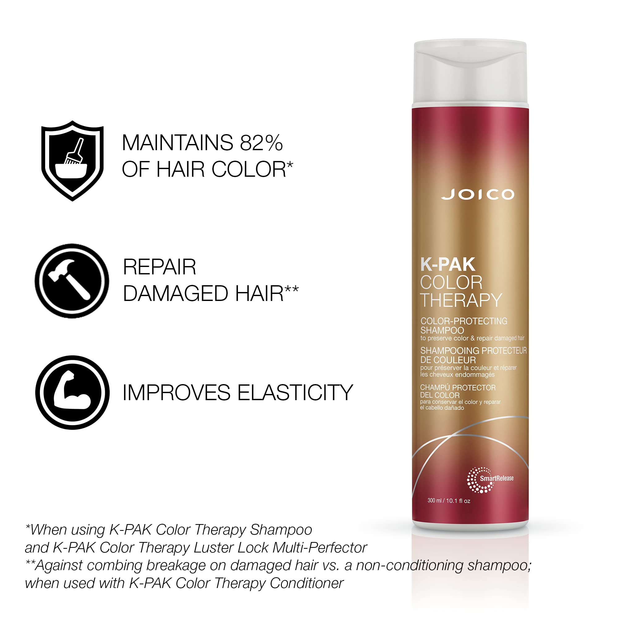 Joico conditioner bottle detail showing texture and easy application