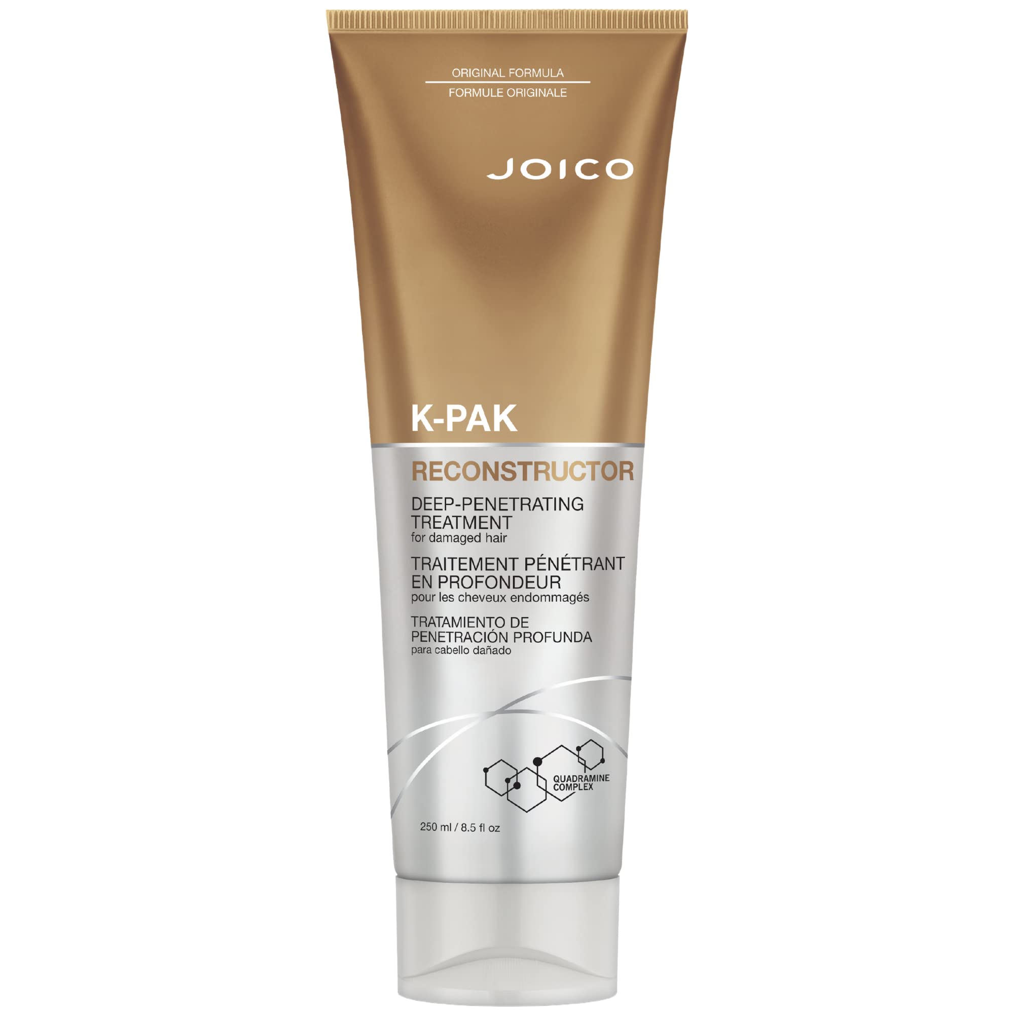 Joico K-PAK front packaging shows product and benefits for repair