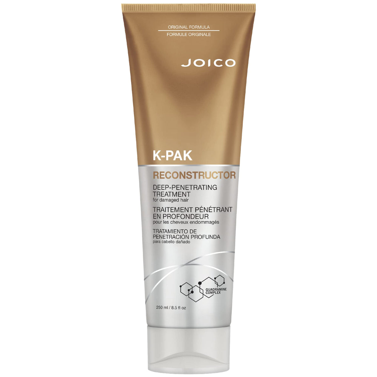 Joico K-PAK front packaging shows product and benefits for repair