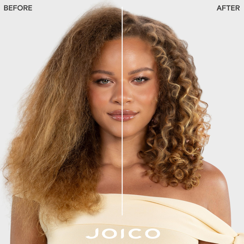 Joico K-PAK Luster Lock creamy texture on palm demonstrating spreadability