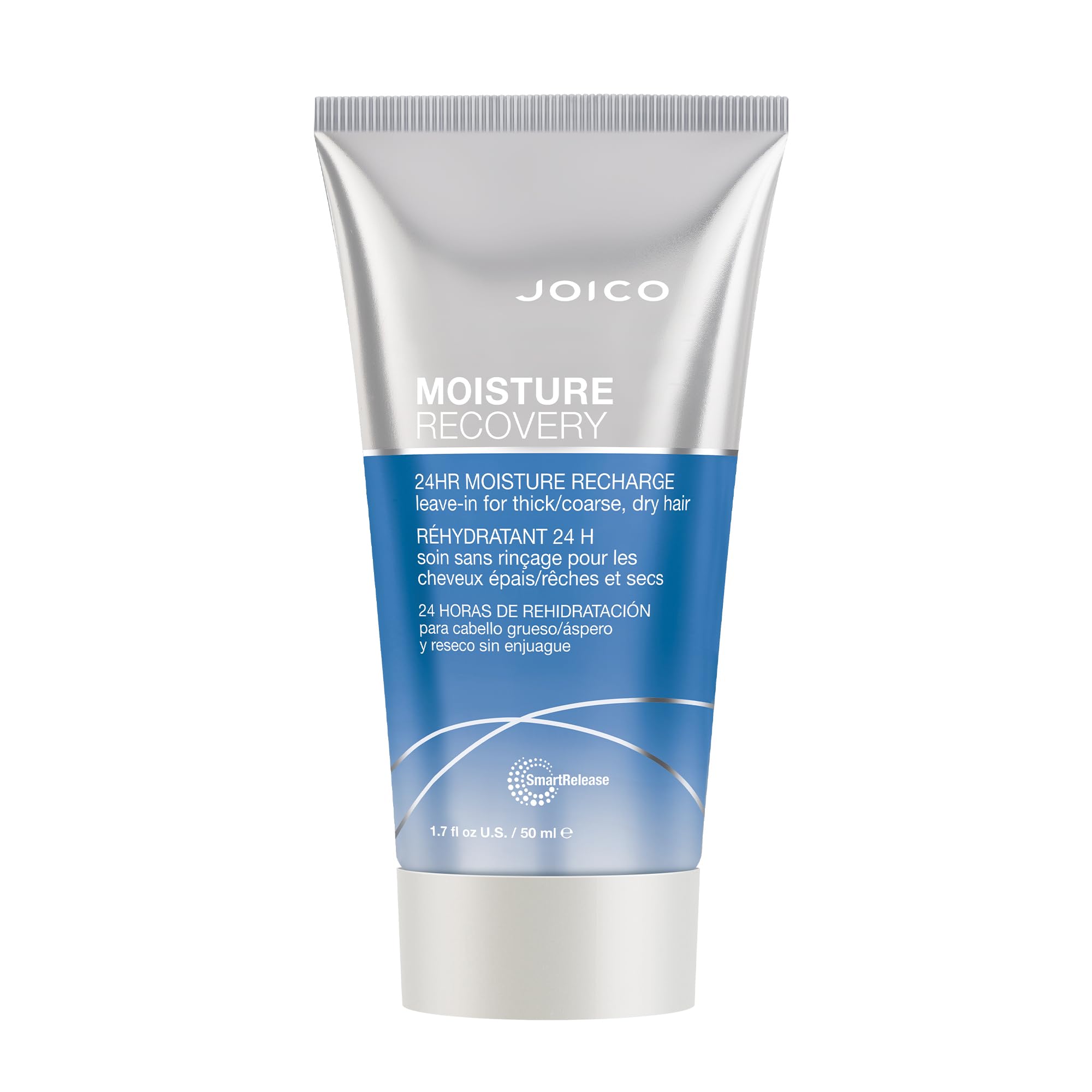 Joico front bottle view showing label and compact 1.7 oz size for easy travel
