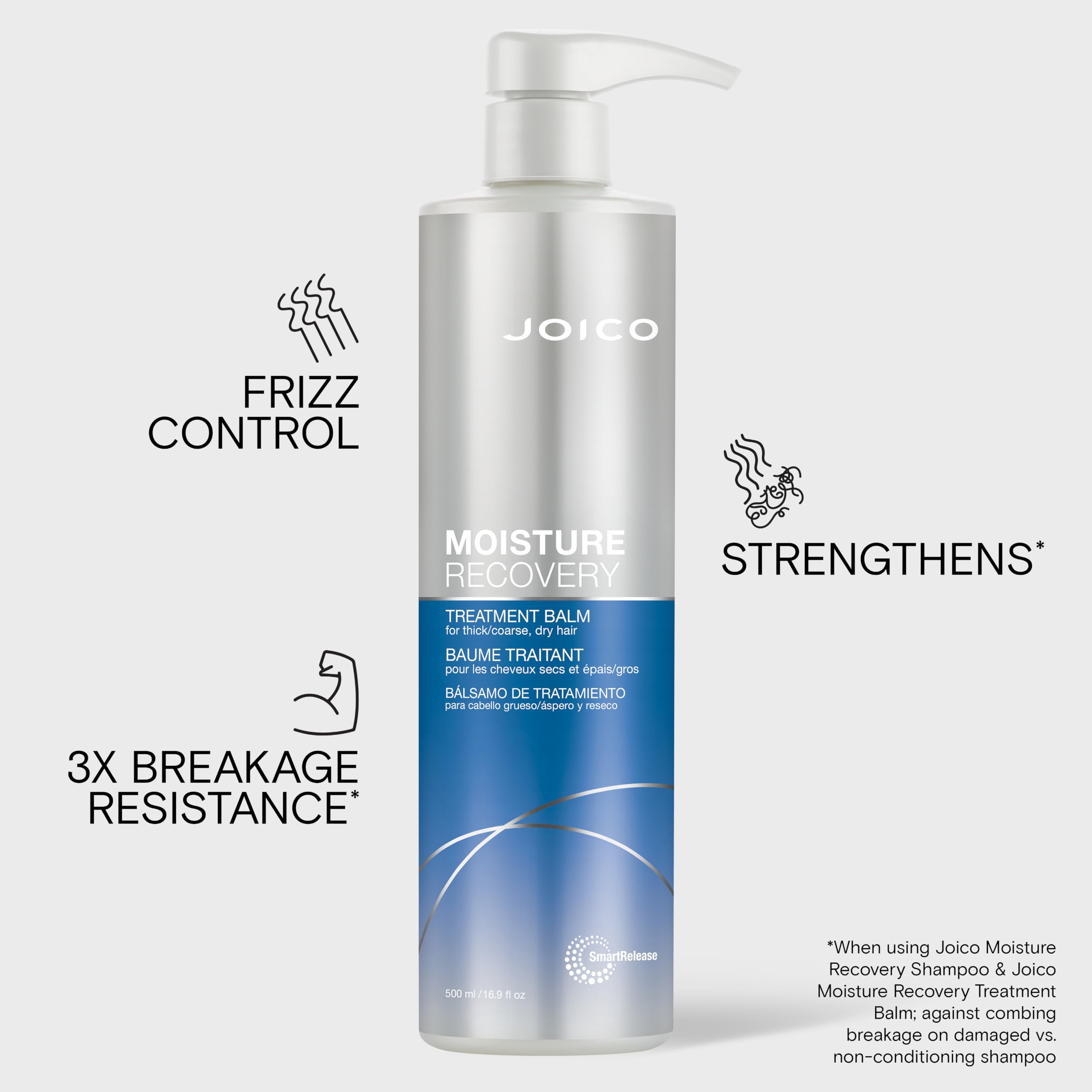 Joico open jar revealing rich balm to demonstrate concentrated formula