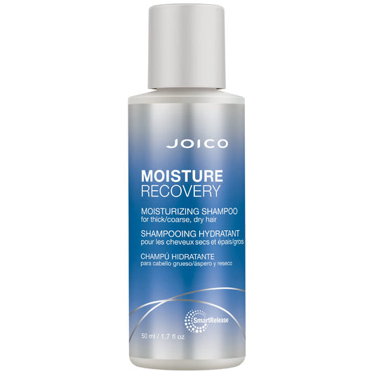 Joico bottle front packaging showing product name and size, conveys travel-friendly hydration