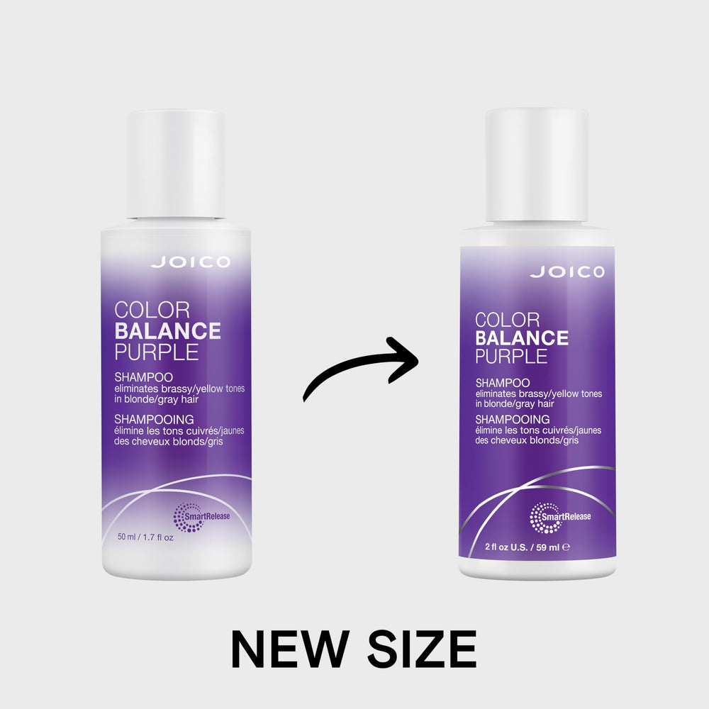 Joico shampoo placed on bathroom shelf in styled setting showing salon-quality home care benefit