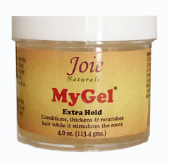 Joie Naturals MyGel 4oz jar front view showing label and compact size for travel