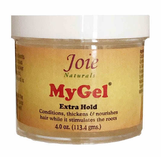 Joie Naturals MyGel applied while styling edges giving defined hold and smooth finish