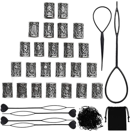Jolbndcv front packaging showing beads and pouch for tidy portability and styling