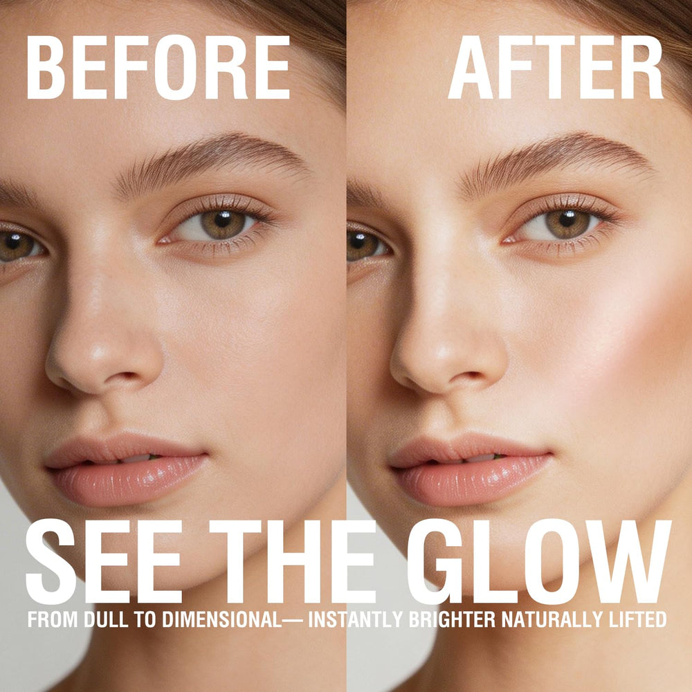 jolilab model applying stick to cheek and nose for instant radiance