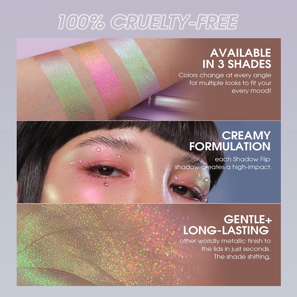 jolilab close-up of holographic sheen showing multichrome color shift benefit