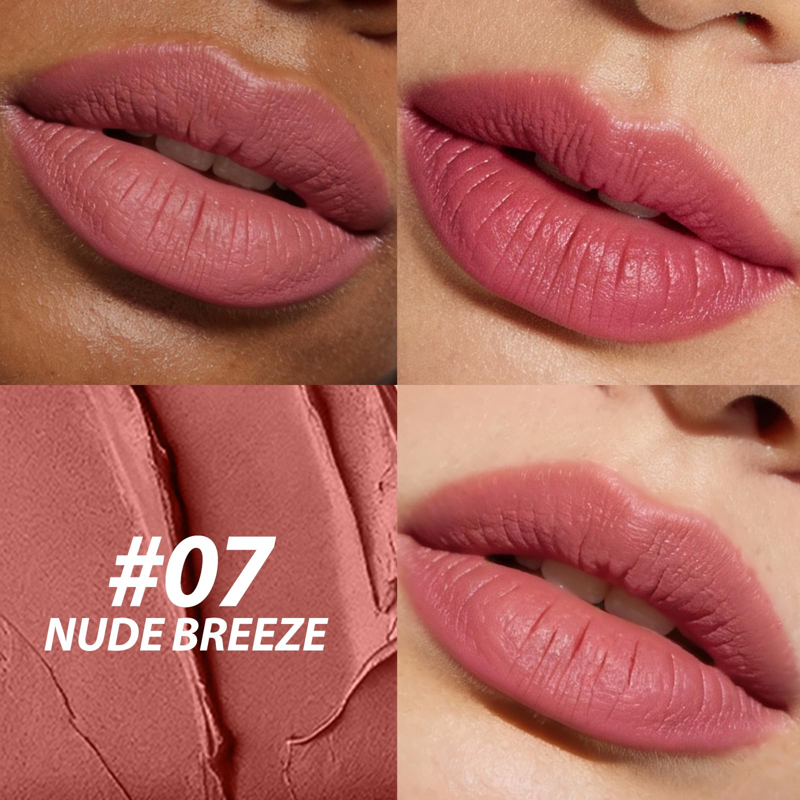 Jolilab close-up of matte texture showing smooth finish benefit