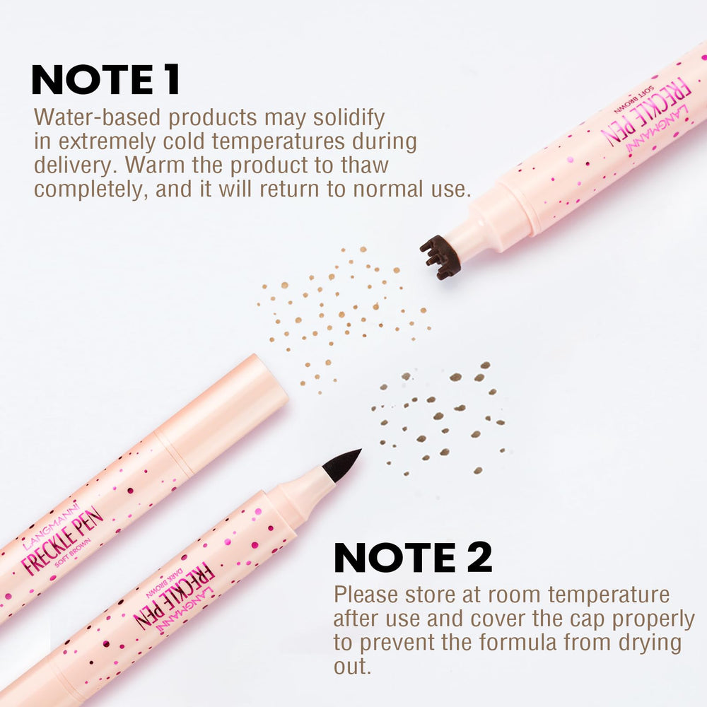 Jolilab freckle pen dual-ended detail showing silicone stamp and precision tip for versatile makeup use