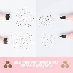 Jolilab freckle pen in hand size comparison highlighting compact travel-friendly dimensions