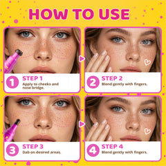 Jolilab freckle pen lifestyle outdoor look modeling freckles that endure humidity and activity