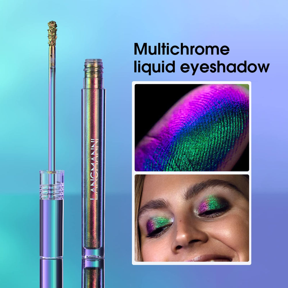 Jolilab swatches on skin comparing Peacock Wonder Ember for multichrome selection