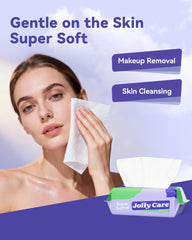 Jolly Care individually wrapped towel ready for hygienic travel use