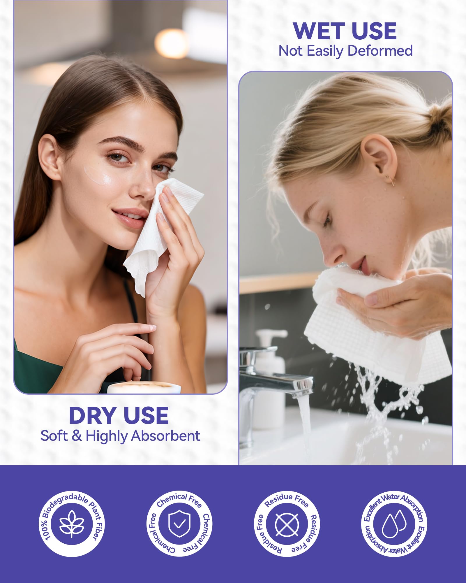 Jolly Care individually wrapped towelette highlighting hygiene and portability