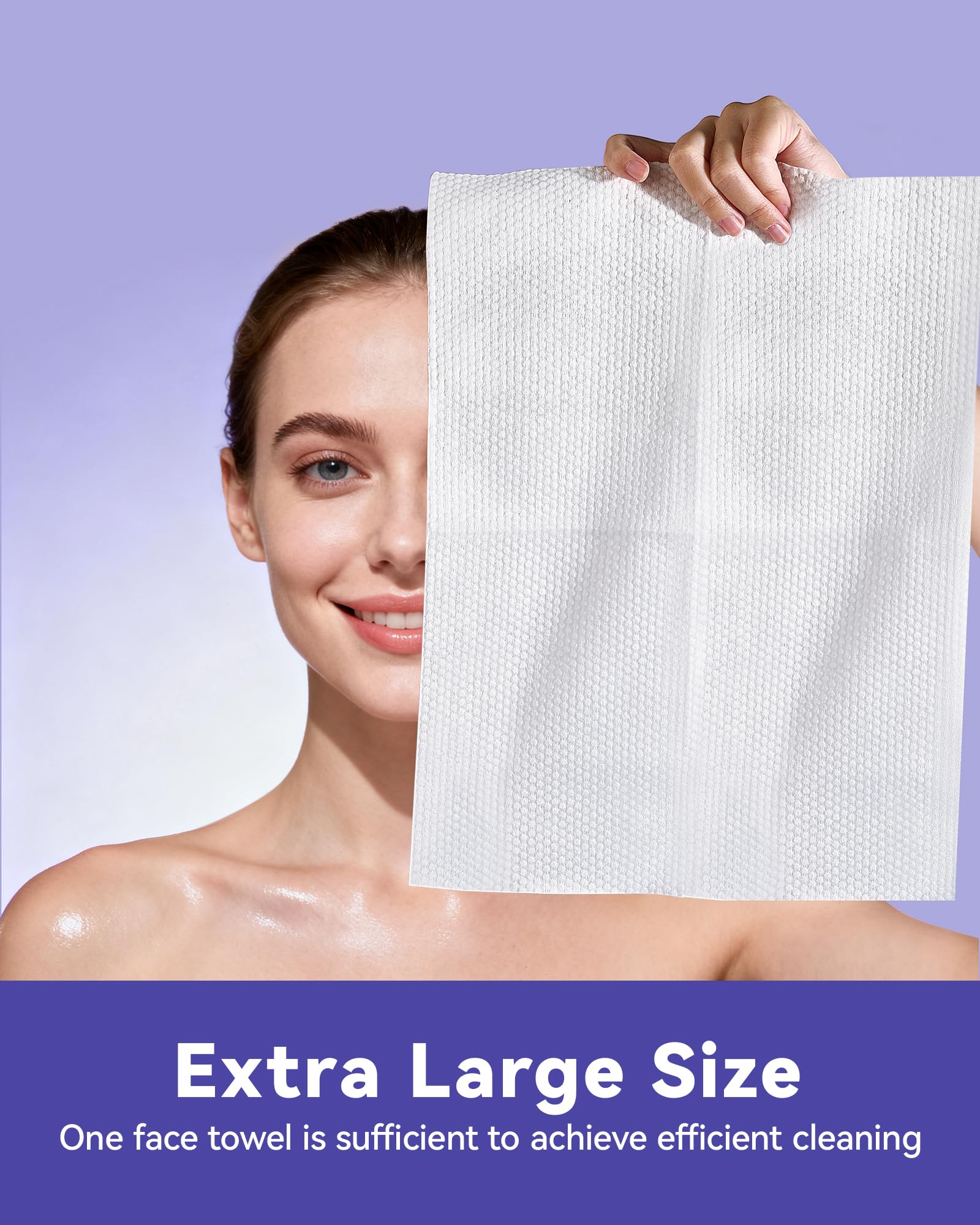 Jolly Care wipe in hand illustrating softness and durable strength