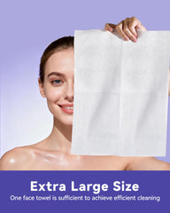 Jolly Care wipe in hand illustrating softness and durable strength