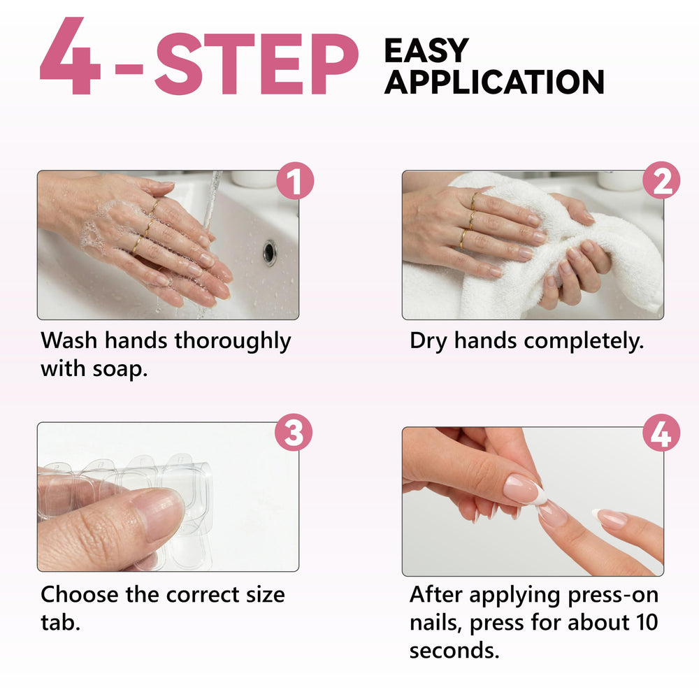 Jolly Snaps press-on nails in everyday setting illustrating comfortable wear