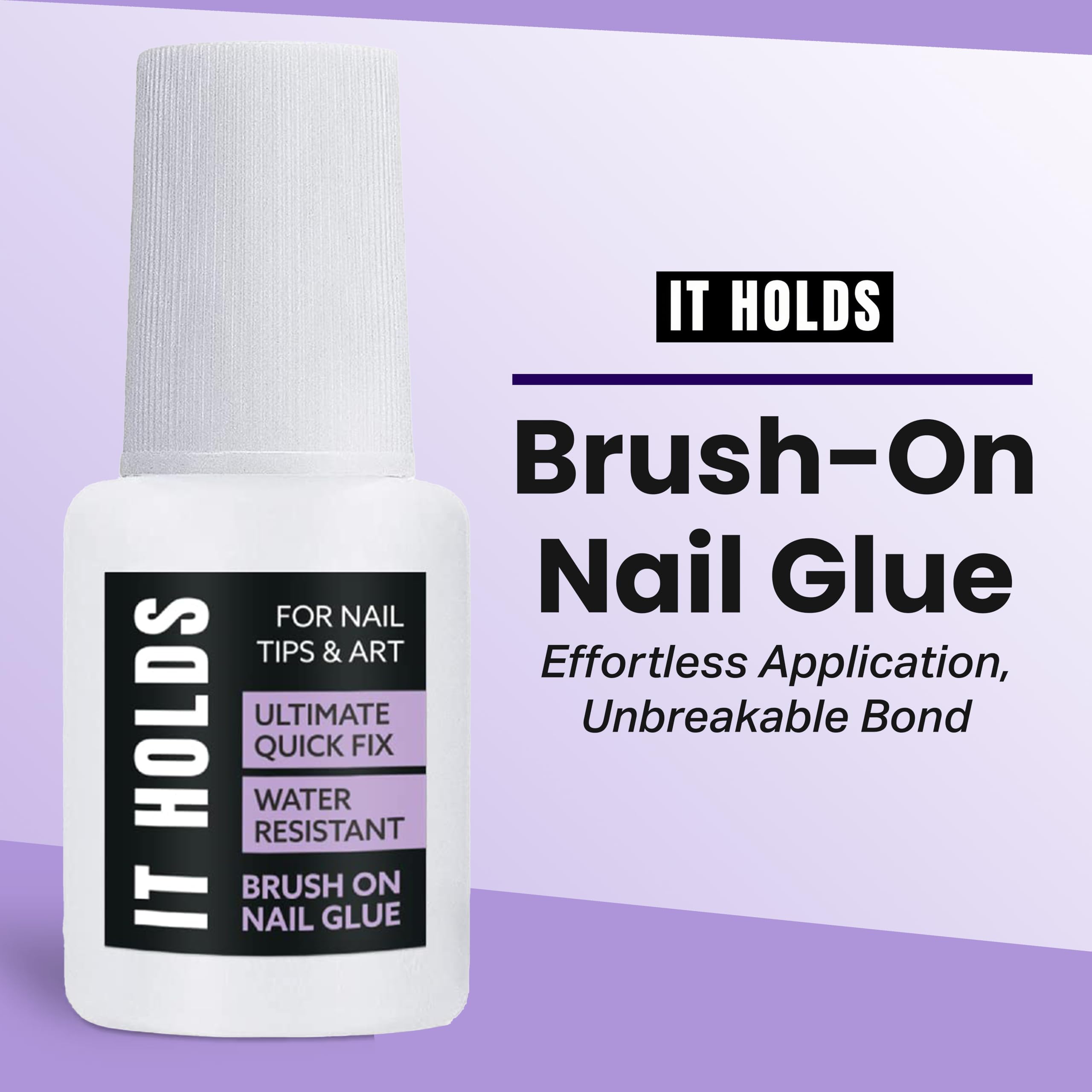 JOMI COMPRESSION brush applicator close-up for precise, mess-free glue application