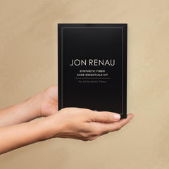Jon Renau wig before and after kit care showing restored movement