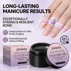 joneey size scale 10g with press-ons comparing tube size and multiple uses advantage