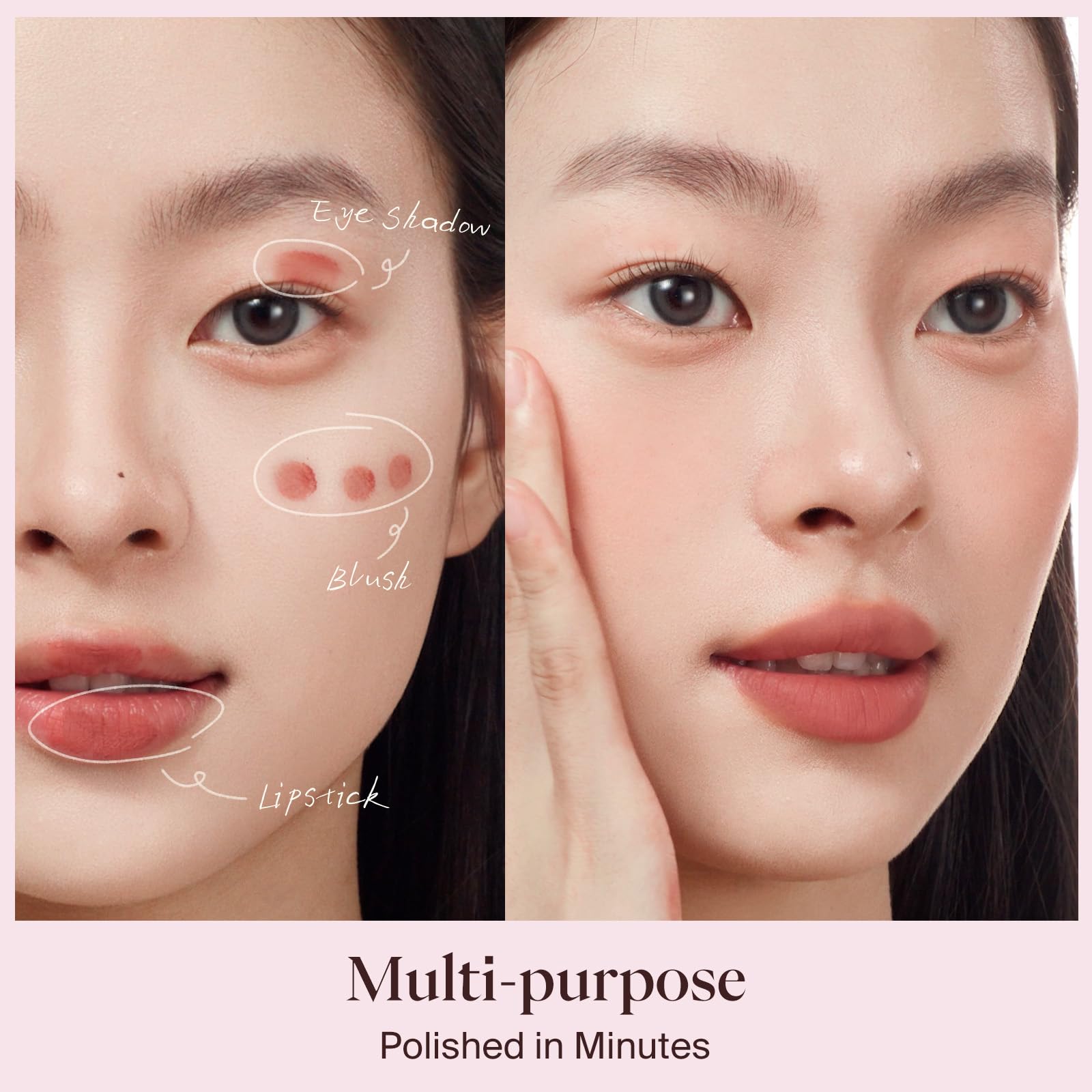 Joocyee open cap with precision dome brush for easy, mess-free blending