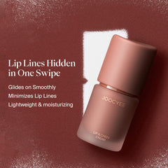 Joocyee lip application close-up revealing full-coverage lip clay benefit: even color