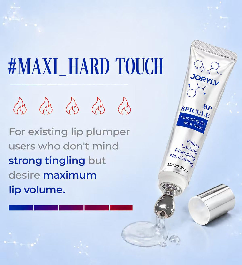 JORYLV lifestyle application on mature lips for natural, dewy look benefit