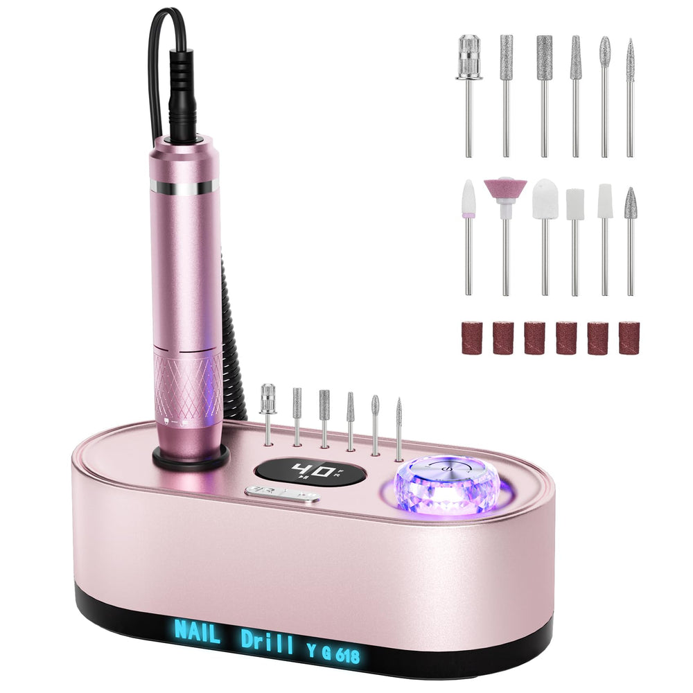 JOSGLOI front view of drill machine showing compact design and professional finish