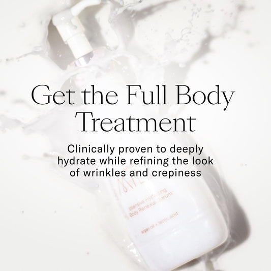 Josie Maran pump dispenser detail for controlled, mess-free use