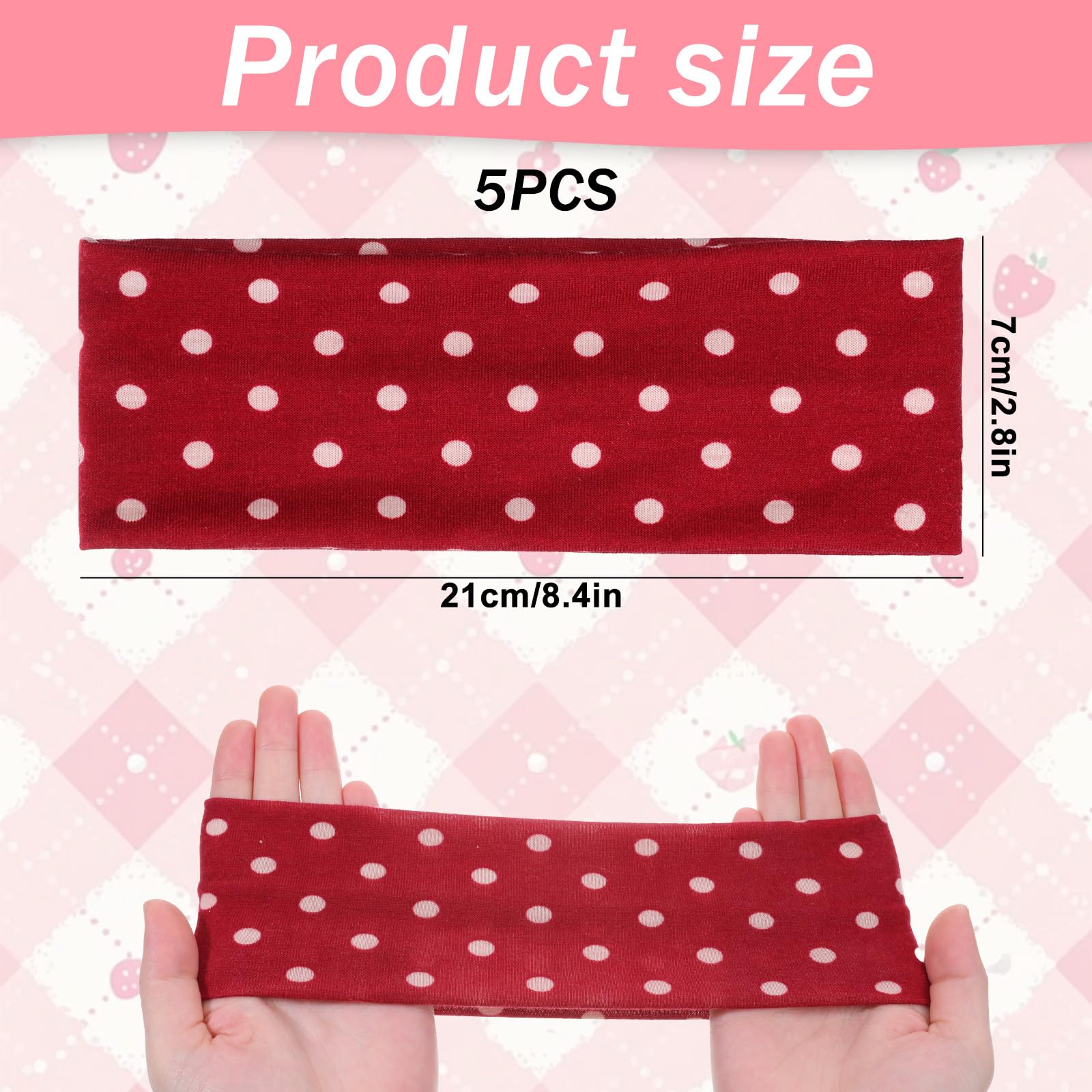 Josojoou headband worn in ponytail demonstrating secure hold and style