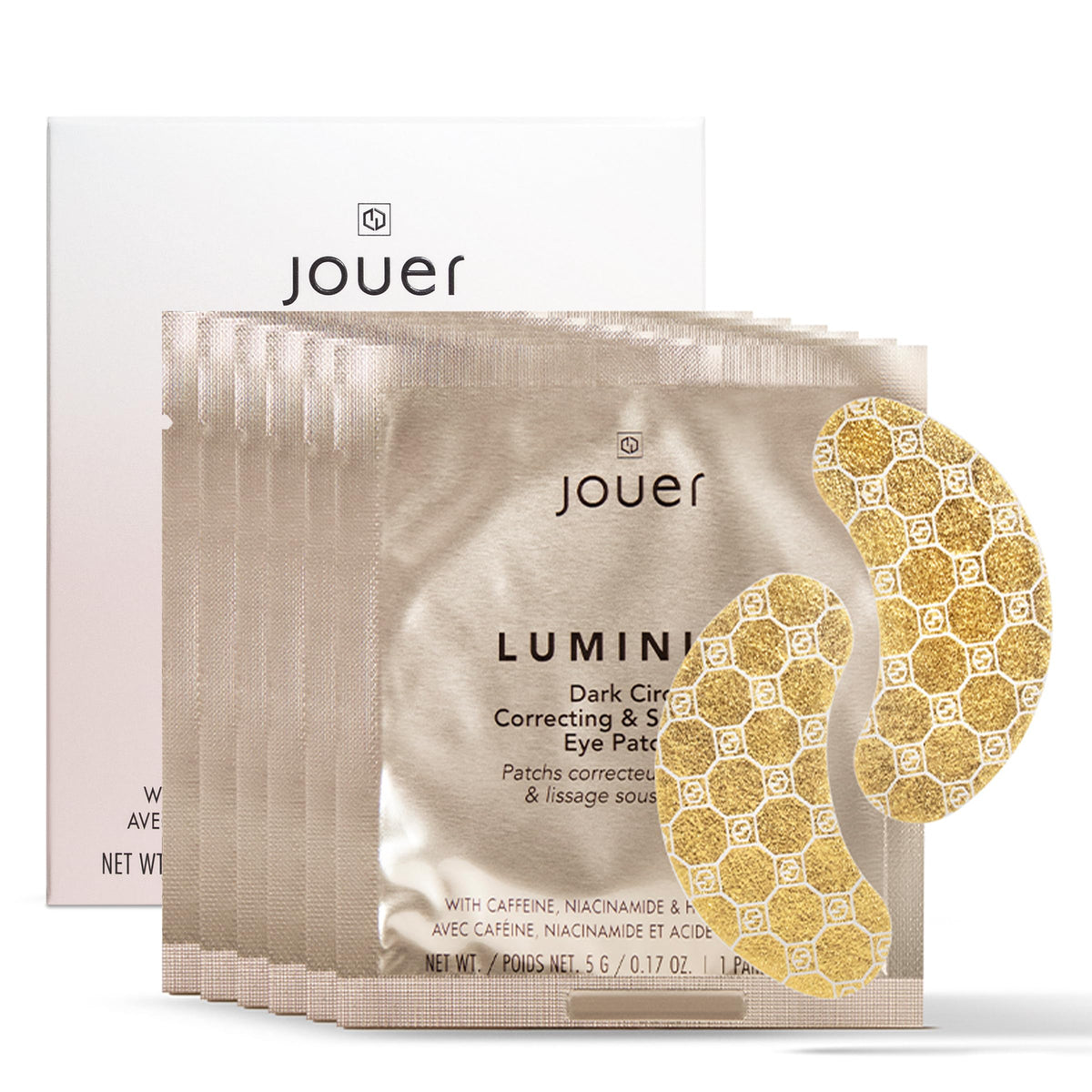 Jouer front packaging showing product and value offer for quick selection